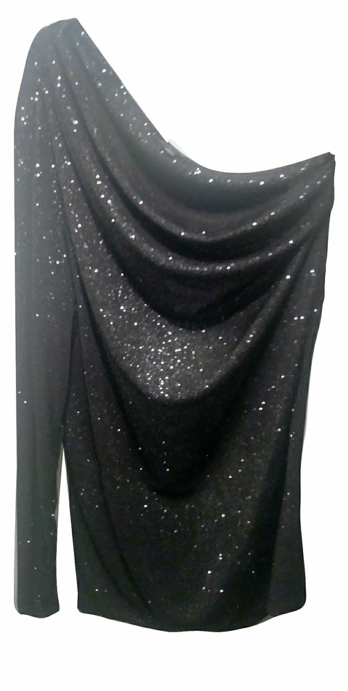 Sparkly black top